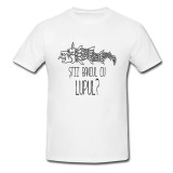 Tricou &quot; Stiti bancul cu lupul ? &quot;