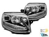 Set de faruri de tuning potrivit pentru VW T6 dupa 2015 cu baza cromata, stanga si dreapta Performance AutoTuning