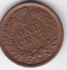 SUA 1 cent 1860 - Indian Head foto