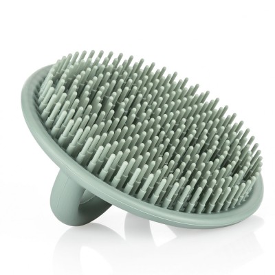 Perie de baie moale pentru bebelusi, din silicon alimentar, monobloc, fara BPA, 0+ luni, Reer BabyCare Bath Brush 81083 Children SafetyCare foto