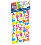 Set sticker buretat-50 litere diverse culori,25x25mm