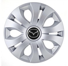 Set 4 Capace Roti Autohelix MSA&reg; potrivite jantelor de 14 inch, Compatibil Cu Mazda, model Top Gray
