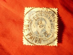 Timbru Portugalia 1882 Rege Luis I , 50r ,stampilat