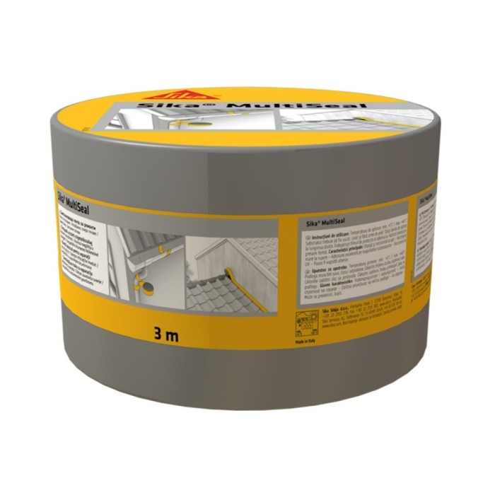 Banda bituminoasa pentru etansare/hidroizolatii Sika MultiSeal, gri, 3 m x 100 mm