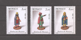 Monaco 1995 - Crăciun - Figurine de pătuț din Provence ale celor trei magi, MNH, Nestampilat
