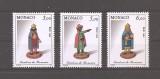 Monaco 1995 - Crăciun - Figurine de pătuț din Provence ale celor trei magi, MNH