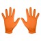 Manusi nitril, unica folosinta, portocaliu, set 50 buc, marimea XL, NEO