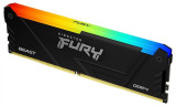 Memorie RAM Kingston Fury Beast, DIMM, DDR4, 8GB, 3200MHz, CL16, 1.35V, RGB