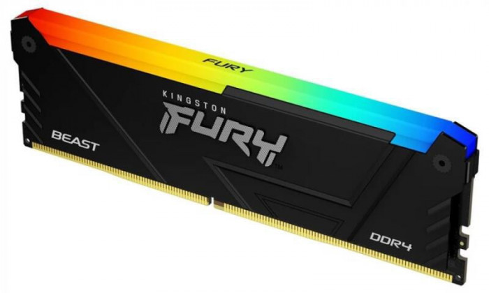 Memorie Kingston FURY Beast RGB 8GB DDR4 2666MHz CL16