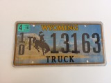 Wyoming Inmatriculare USA original, decor de perete