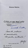 Celei ce nu mai este (cu dedicatie) - Marian Malciu, Editura Pim, 2013, 98 pagini, Coperta Brosata, Poezie