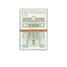 Polonia 1976 - 100 de ani Teatrul din Poznan, neuzata