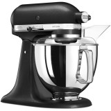 Mixer cu bol KitchenAid Artisan 5KSM175PSEBK, 300W, 4.8L, Cast Iron Black