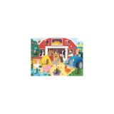 Puzzle cu surprize - Distractie la ferma (20 piese), Edc