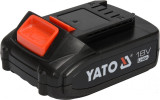 Acumulator Yato YT-82842, Li-Ion, 18 V, 2 Ah, indicator nivel incarcare
