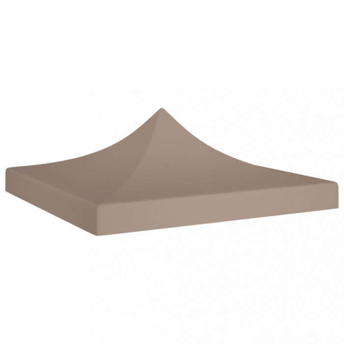 Acoperiș pentru cort de petrecere, gri taupe, 2 x 2 m, 270 g/m&sup2;