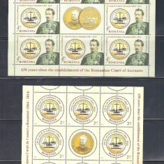 ROMANIA 2014 - 150 DE ANI CURTEA DE CONTURI A ROMANIEI, MINICOLI, MNH - LP 2026c