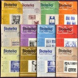 Romania 1964 - Lot 12 reviste filatelice romanesti FILATELIA / An XIII complet