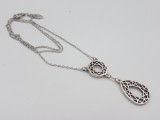 Superb lantisor/colier vintage din argint CHRISTOFLE