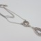 Superb lantisor/colier vintage din argint CHRISTOFLE