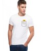 Tricou barbati alb - Sunshine - XL, THEICONIC