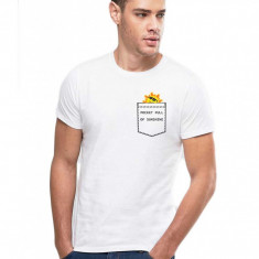 Tricou barbati alb - Sunshine - S