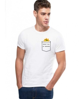 Tricou barbati alb - Sunshine - XL foto