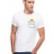 Tricou barbati alb - Sunshine - M