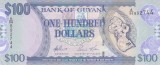 Bancnota Guyana 100 Dolari (2006) - P36a UNC ( vezi descriere )