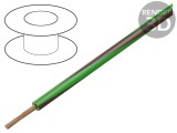 Cablu PVC Cu 2,5mm2 Verde-Maro 300V/500V