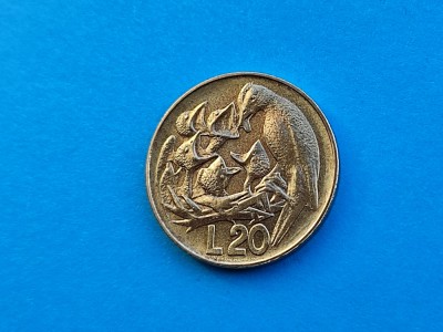 20 Lire 1975 San Marino-UNC-in realitate arata bine! foto