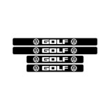 Set 4 Stickere Negre Pentru Praguri VW Golf