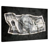 Tablou Canvas, Tablofy, Benjamin Franklin &middot; 100 Dollars, Printat Digital, 120 &times; 90 cm