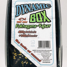 Top Mix - Pelete pentru momit Dynamic Pellet Box - Usturoi+acid n-butyric 400g+100ml aroma