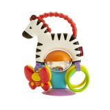 Jucarie Zebra cu activitati, ventuza, Multicolor, ATU-087183, Oem