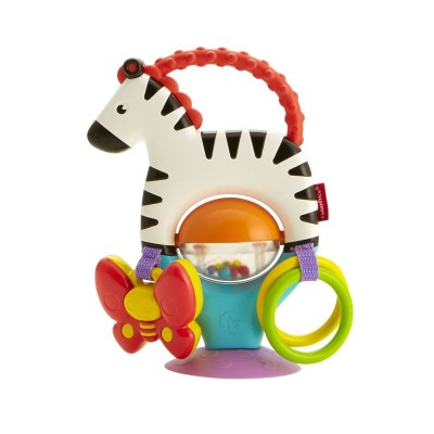 Jucarie Zebra cu activitati, ventuza, Multicolor, ATU-087183 foto