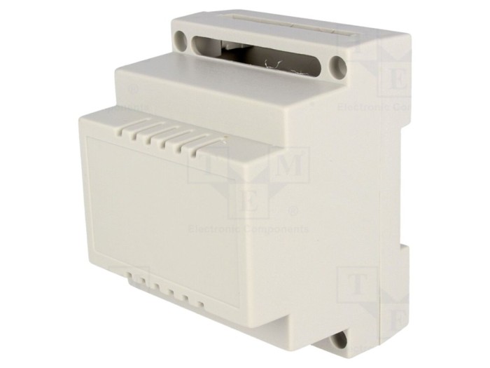 Carcasă DIN gri, 4 module