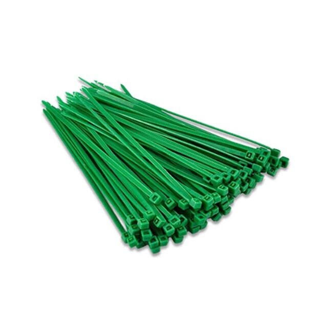 Coliere, fasete, verzi, set 50 buc, 150x2.5 mm, Strend Pro