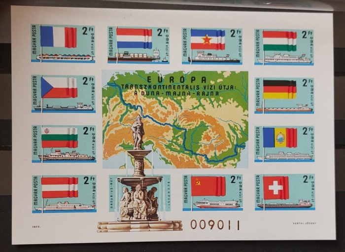 Ungaria 1977 - Colita MNH