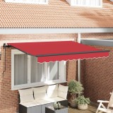 vidaXL Cortina Retractabilă Roșu 250 x 200 cm țesătură 3329460