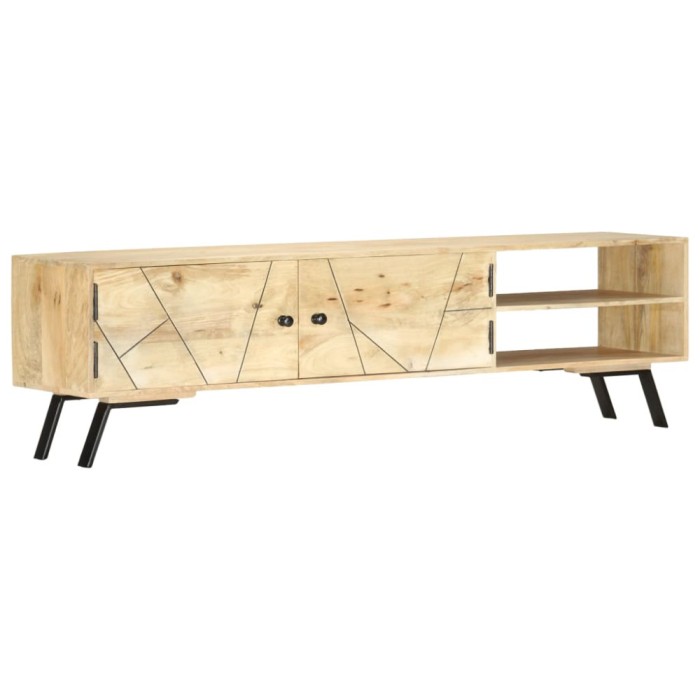 vidaXL Comodă TV, 140 x 30 x 40 cm, lemn masiv de mango 286152