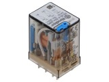Releu electromagnetic FINDER DPDT 24VDC 10A cu soclu