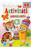 Activitati amuzante. Tigrisorul 48 autocolante 5 ani+