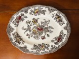 PLATOU DIN PORTELAN ENGLEZESC ENOCH WEDGWOOD- COLECTIA ORIENTAL PHEASANTS L30,5CM