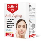 Capsule anti-imbatranire cu extract de ceai verde si multivitamine Dr Herz 60 buc