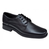 Cumpara ieftin Reducere Pantofi barbati eleganti din piele naturala, Model Politie Pompieri Negru LPB2265N