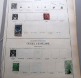 Lot 4 timbre clasice Senegal și Guineea Franceză 1892&ndash;1893, ștampilate -A42