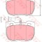 Set placute frana,frana disc LAND ROVER DISCOVERY II (LJ, LT) (1998 - 2004) TRW GDB1093
