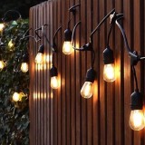 Ghirlanda Luminoasa 20m, 20 Becuri LED E27 Alb Cald, Interconectabila, Exterior/Interior, IP44, 220V