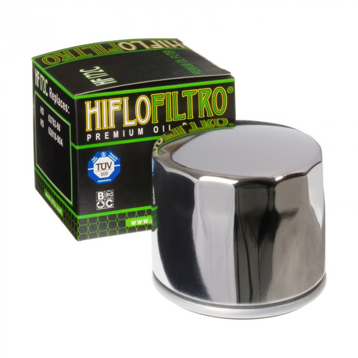 Filtru Ulei HF172 Cromat Hiflofiltro Harley 63782-80 63810-80A Cod Produs: MX_NEW HF172CPE